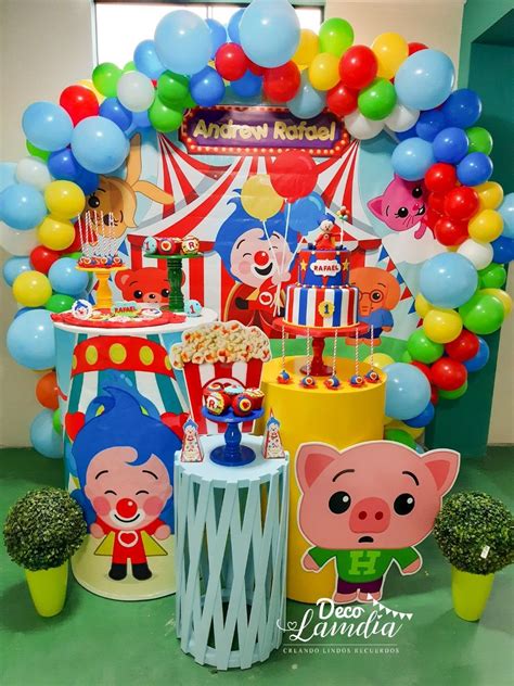 Payaso Plim Plim 2nd Birthday Party Themes Circus 1st Birthdays Boy