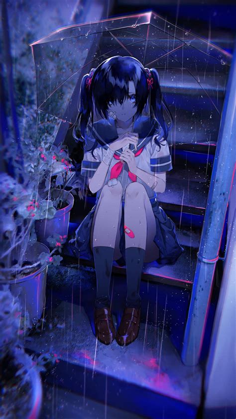 1 🔆久賀フーナ🔆 Huna Twitter Anime Girl Crying Sad Anime Girl