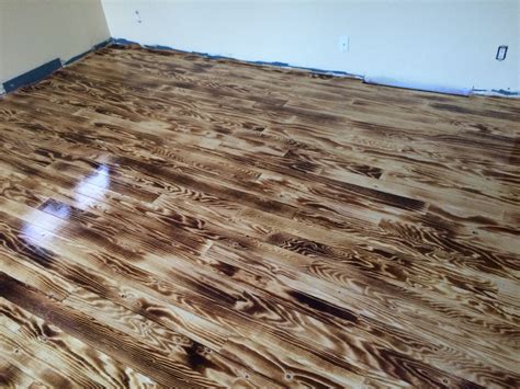 Plywood Floor I Made Myself With The Torch Very Very Nice Diy Wood Floors Wood Floor Design