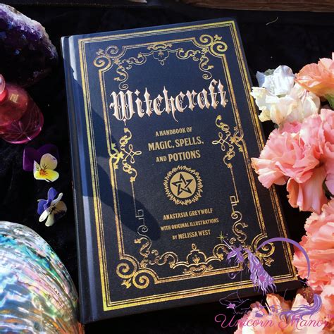 Witchcraft A Handbook Of Magic Spells And Potions Hardcover Unicornmanor