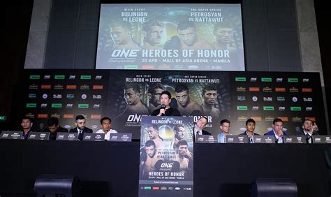 Wazzup Pilipinas News And Events One Championship Kicks Off One Heroes Of Honor In Manila With
