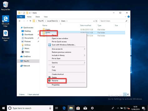Change User Name In Windows 10 And Rename User Folder Name