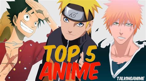 My Top 5 Favorite Anime List Youtube