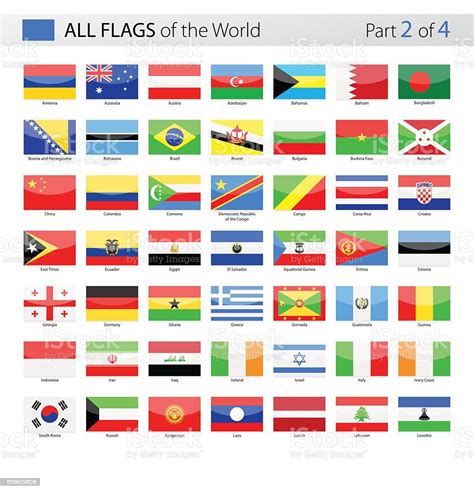 All World Vector Flags Collection Stock Illustration Download Image