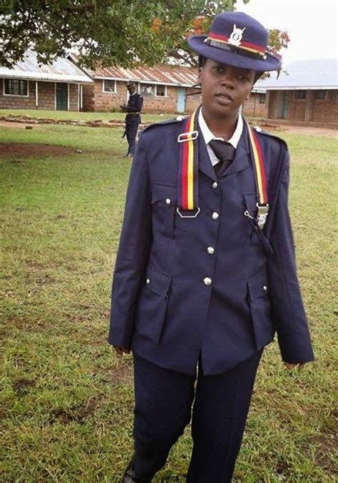 Can You Recognize This Police Woman From Kiambu While At Kiganjo