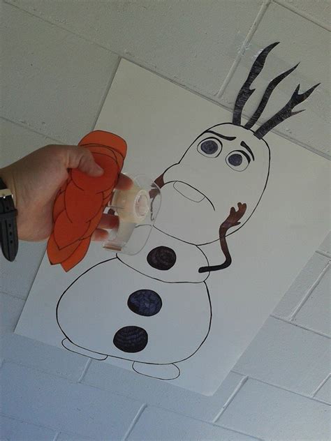 Olaf Pin The Nose On Olaf Frozen Birthday Game Birthday Games Frozen
