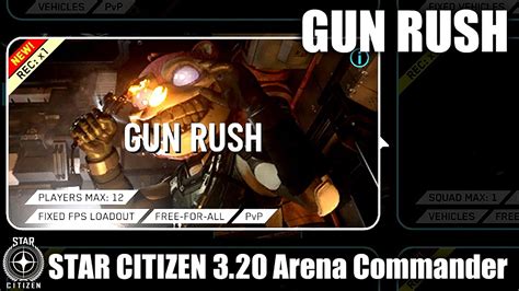 Gun Rush Star Citizen 320 Ptu Arena Commander Youtube