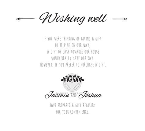 Wedding Wishing Well Cards By Adorn Invitations
