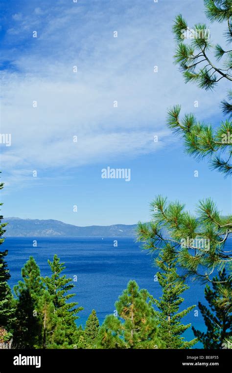 Lake Tahoe Scenes Stock Photo Alamy