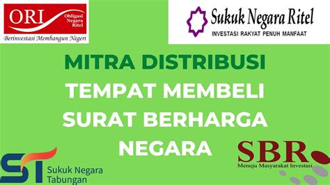 Mitra distribusi Surat Berharga Negara (SBN) itu Apa Si? - YouTube