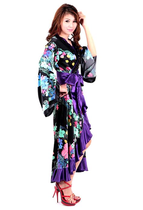 Spirited Kimono Dress Long Yukata And Kimono Neve Bianca