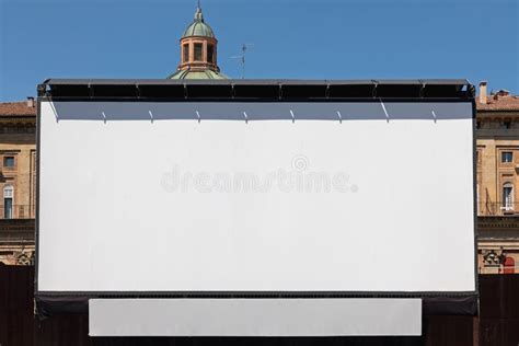 Large Projector Screen Stock Image Image Of Display 159924475