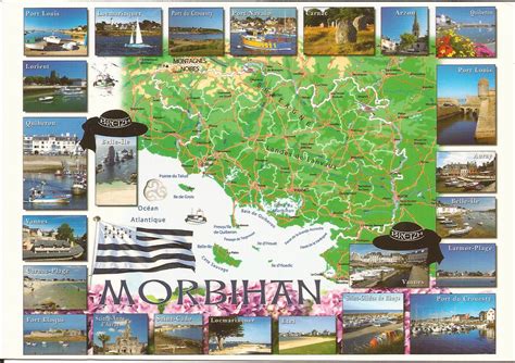 Carte Morbihan Tourisme Carte