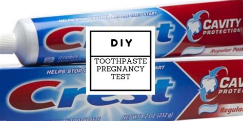 There is no element in the composition of hcg that would react to anything in toothpaste. Toothpaste Pregnancy Test - Mothers Haven