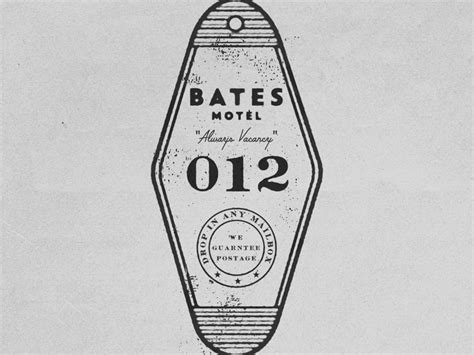 Bates Motel Key Tag By Brethren Design Co On Dribbble