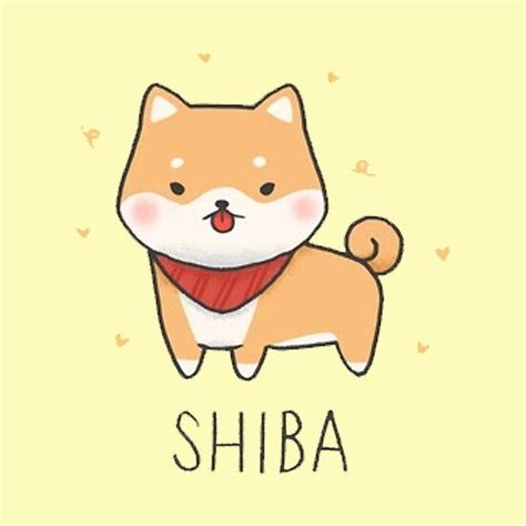 Kawaii Shiba Chibi Cute Dog Drawing Cute Cartoon Drawings Cute Drawings