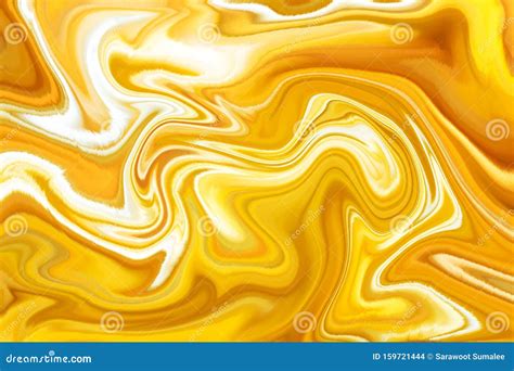 Abstract Colorful Mellow Yellow Marble Texture Background Illustration