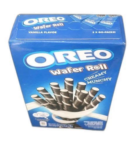 Stick Roll Oreo Vanilla Wafer Rolls Packaging Type Box 54 G 3 Packs
