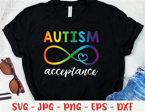 Autism Acceptance Infinity Icon Svg Autism Awareness Autism Etsy
