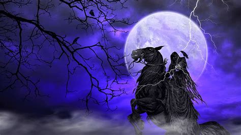 1920x1080px 1080p Free Download Grim Reaper Dark Reaper Horse
