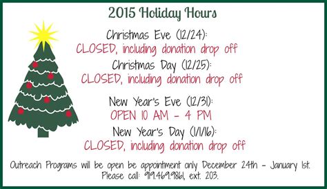 Holiday Hours Sign Template Word For Your Needs