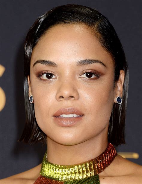 She was raised in los angeles before moving to brooklyn, new york. Tessa Thompson - Emmy Awards in Los Angeles 09/17/2017