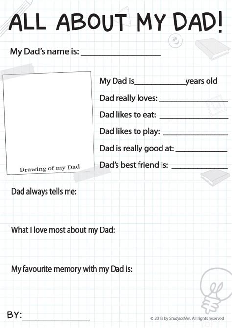 All About My Dad Studyladder Interactive Learning Games