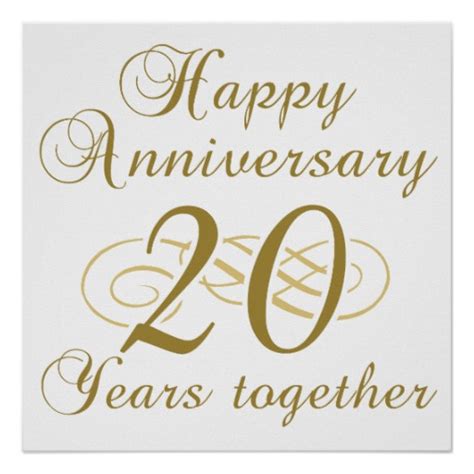 20th Year Wedding Anniversary Quotes Quotesgram