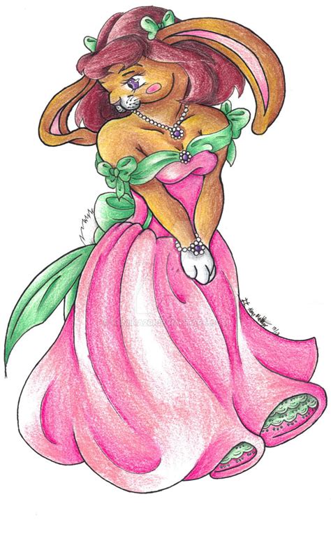 Colored Bunny Princess By Yamina20 On Deviantart