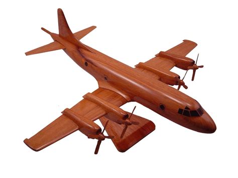 p3 orion mahogany wood desktop aircraft model etsy
