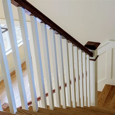There shall be a clear space of 1 1/2 inches between a handrail and a wall or other surface. Buy Banister Handrail - Bookcase