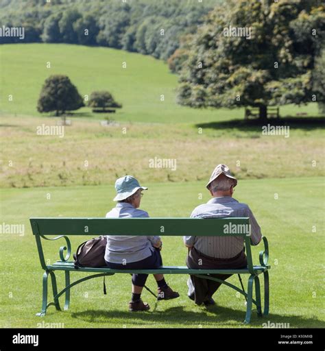 Elderly Woman On Park Bench Hi Res Stock Photography And Images Alamy