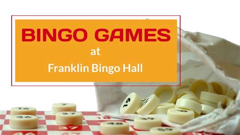 Bingo Games At Franklin Bingo Hall Youtube