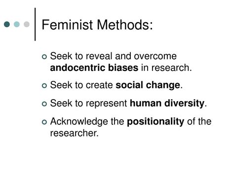 Ppt Feminist Methods Of Research Powerpoint Presentation Free Download Id 308738