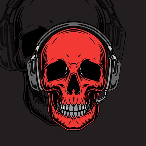 Skull Gamer Mascot Logo On Behance