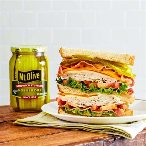 turkey club sandwich mt olive pickles