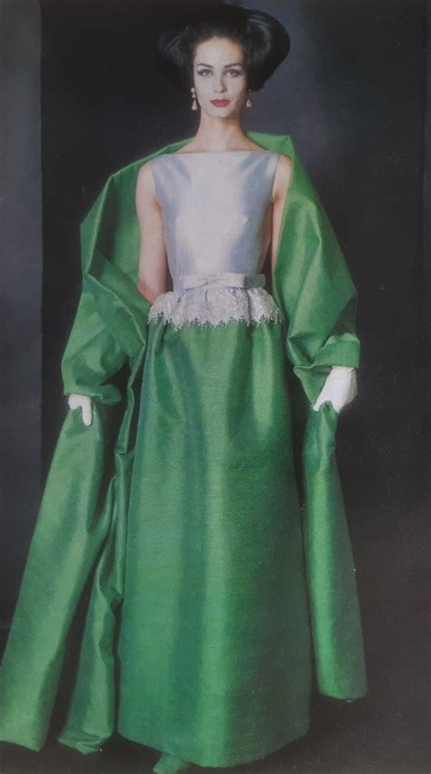 Nina Ricci Collection Haute Couture Printemps Eté 1962 Haute Couture Mode Vintage Robe De