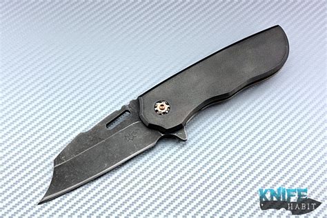 Sharknivco Keto Prototype Zirconium Handle Knife Habit