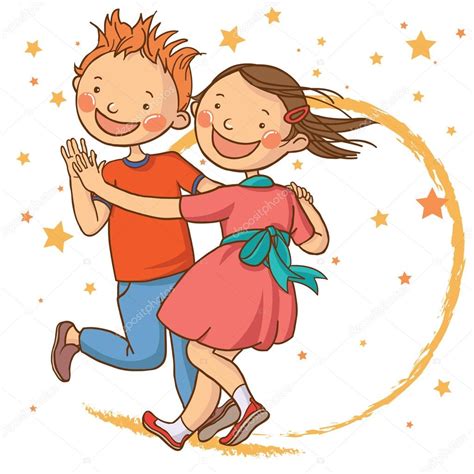 Cute Dancing Children Stock Illustration By ©kimazo 68480685