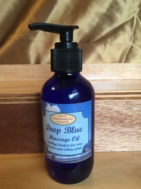 Organic Massage Oil With Essential Oils Etsy