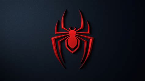 3840x2160 Spider Man Miles Morales Logo 4k 4k Hd 4k Wallpapersimages