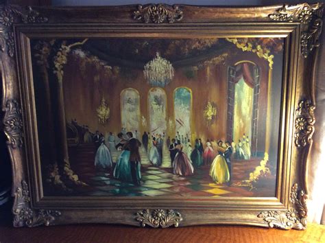 I Have A Large Ballroom Dance Painting Signed By Callowitz Do You Know