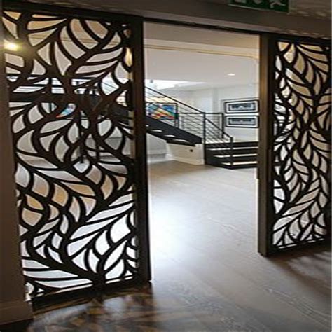 China Custom Metal Perforated Panels Sliding Door Decorative Panel