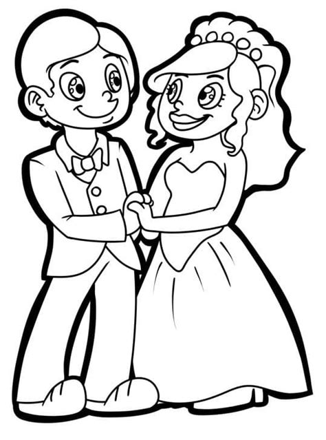 Desenhos De Casamento Para Colorir E Imprimir Colorironline