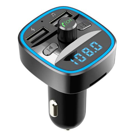 T25 Bluetooth 50 Car Bluetooth Transmitter Car Mp3 Player U Disk Car