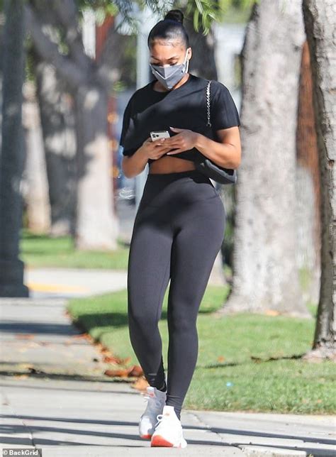 Lori Harvey Flashes Her Very Toned Curves In Spandex Ahead Of A Speech Class In Beverly Hills
