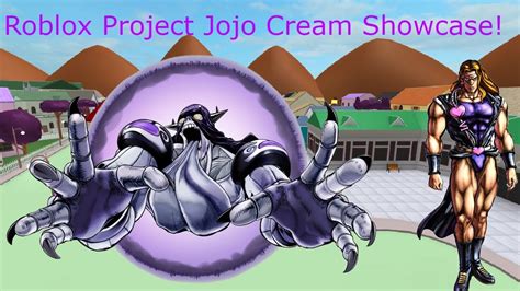 Roblox Project Jojo Cream Showcase Youtube