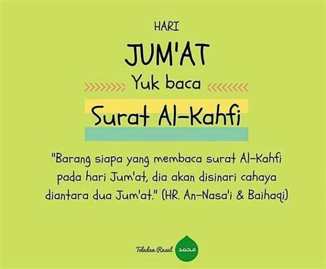 Mendapatkan ridho dari allah swt. Manfaat Baca Surat Al-Kahfi Dihari Jumat - Badak Pos.com