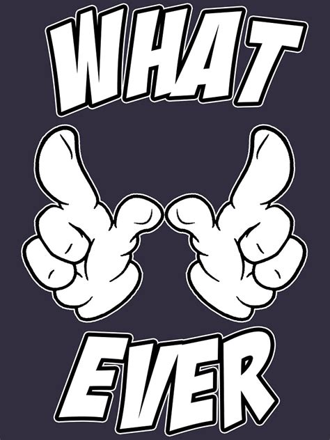 Whatever Cartoon Hands Unisex T Shirt By Buxx Redbubble