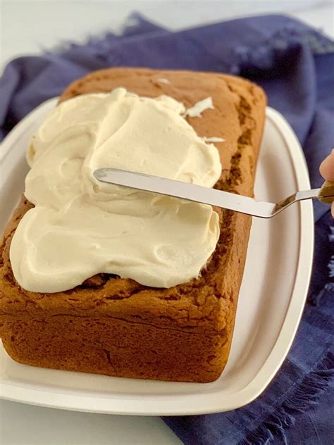 Pumpkin Bread With Cream Cheese Frosting Eating Gluten And Dairy Free